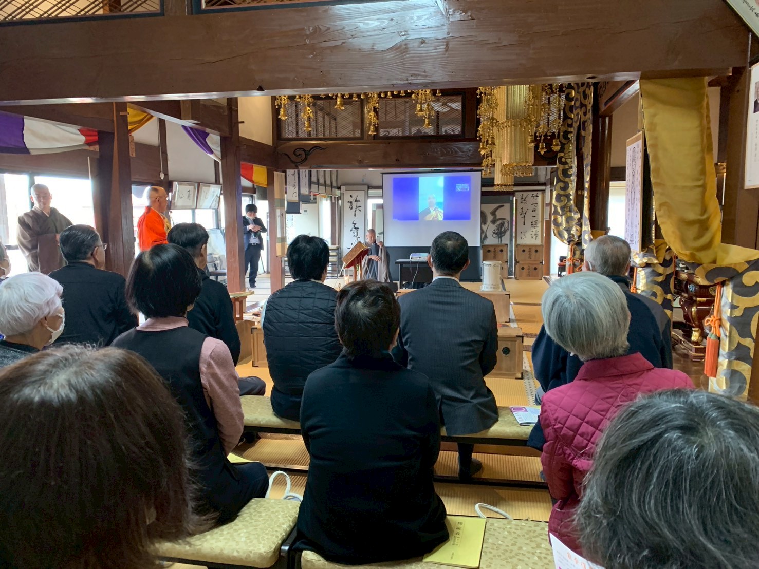 被災寺院の住職もオンラインで参加